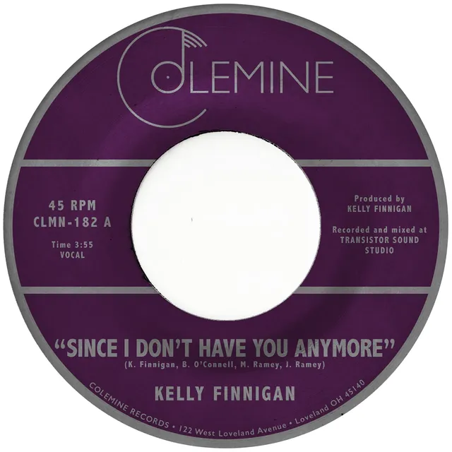 Kelly Finnigan Since I Don't Have You 7" klar vinyl soul