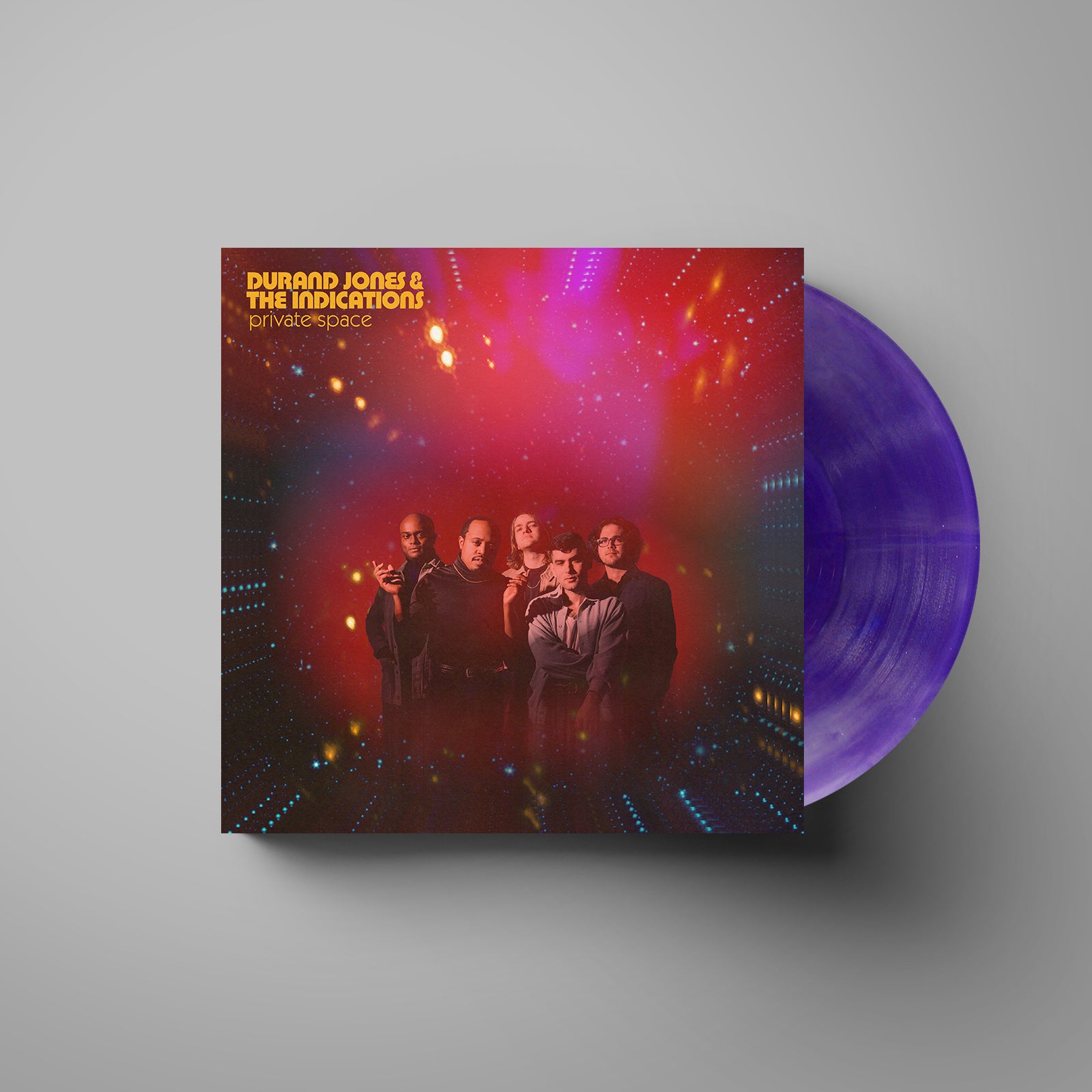 Durand Jones Private Space LP rød nebula vinyl