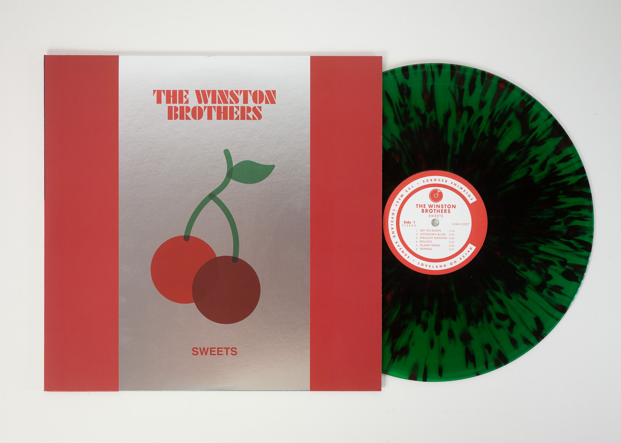 Winston Brothers Sweets LP grønn splatter funk