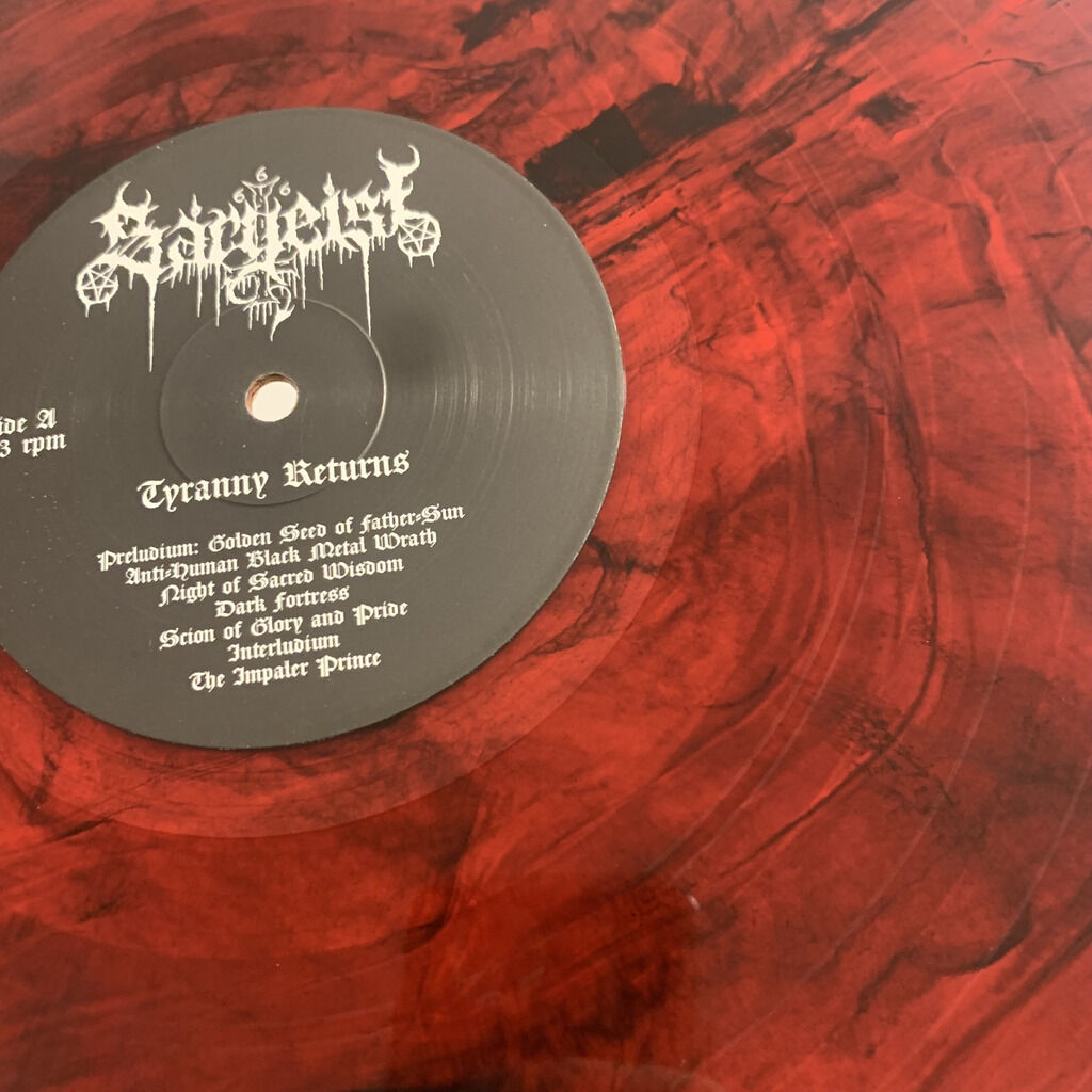 Sargeist Tyranny Returns vinyl LP rød/svart 180g