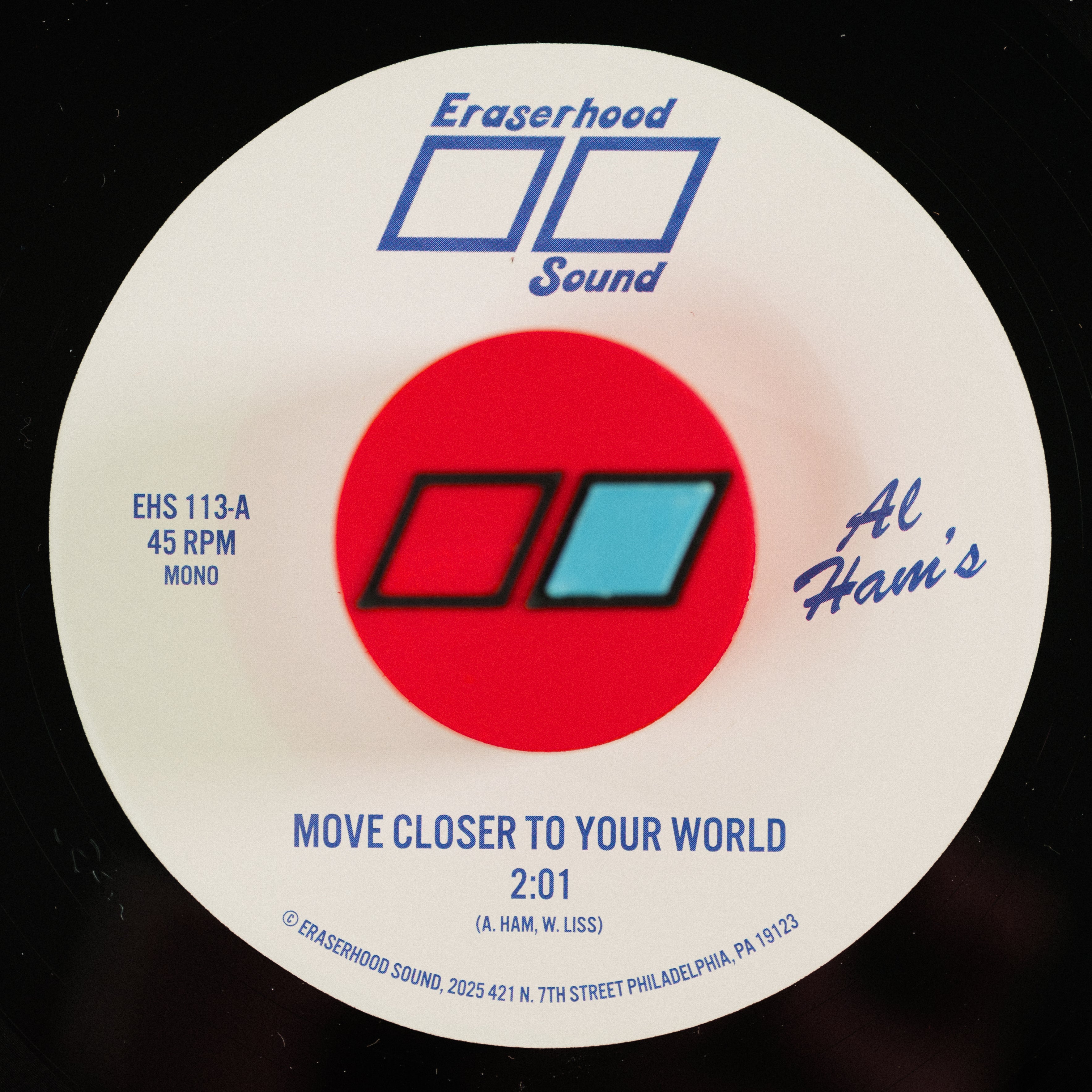 Al Ham Move Closer To Your World vinylsingel svart 7-tommer pop