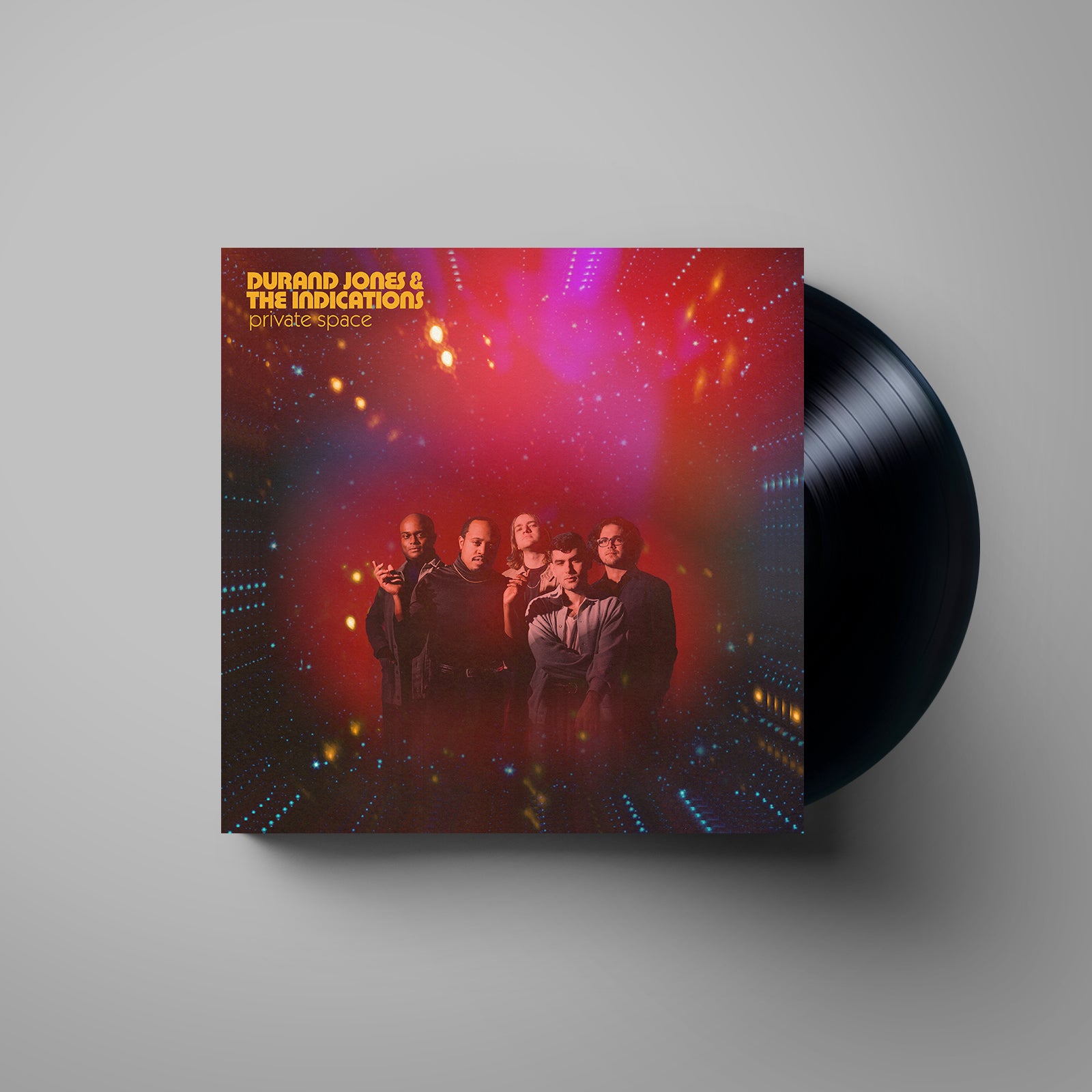 Durand Jones Private Space LP rød nebula vinyl