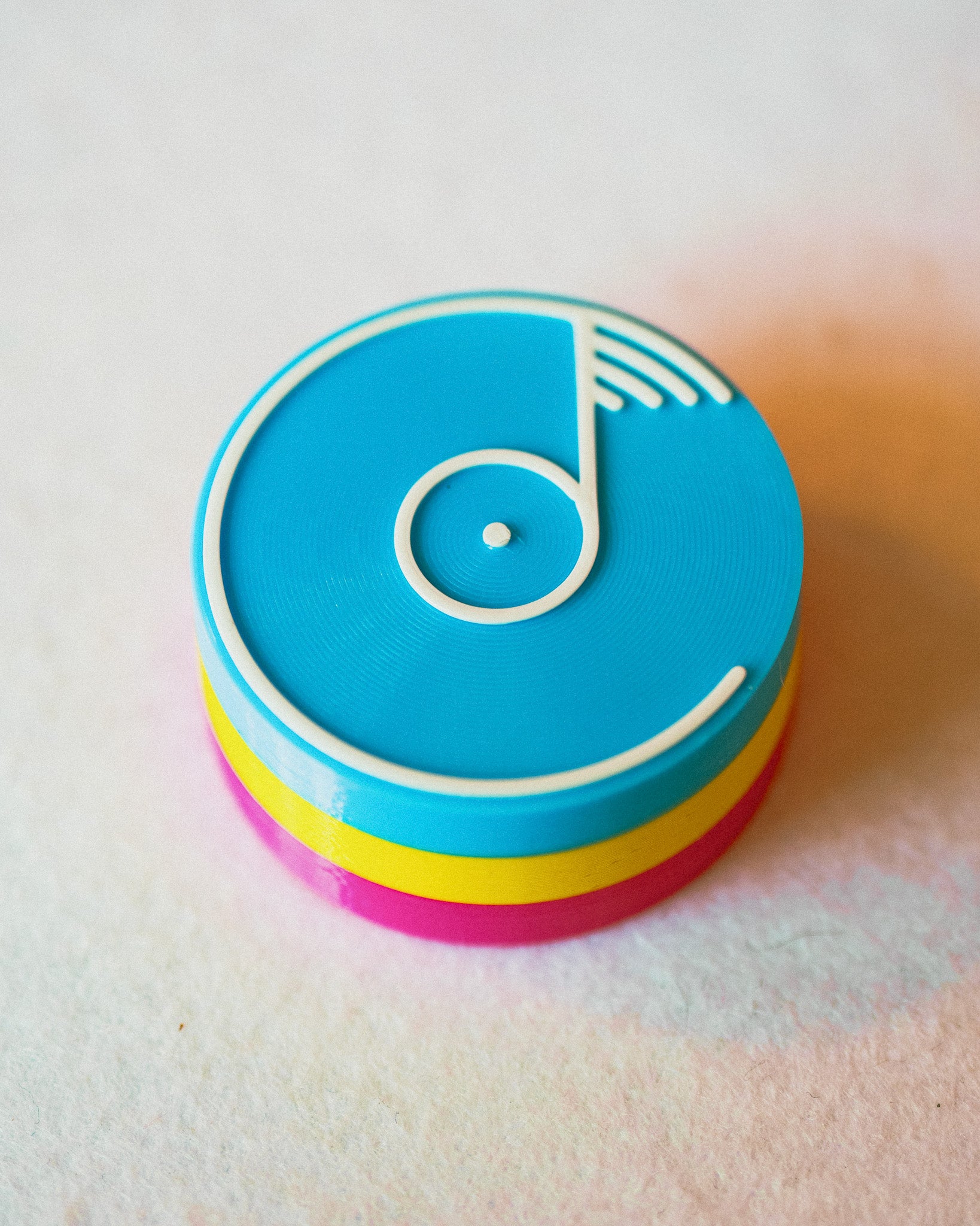 Colemine 45-adapter Tri-Color singelpuck plast