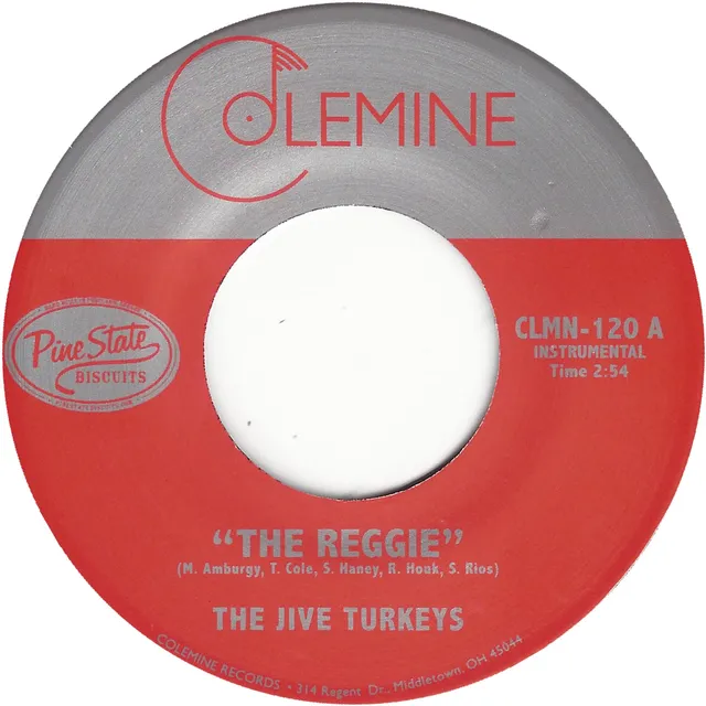 The Jive Turkeys The Reggie 7-tommer svart vinyl funk