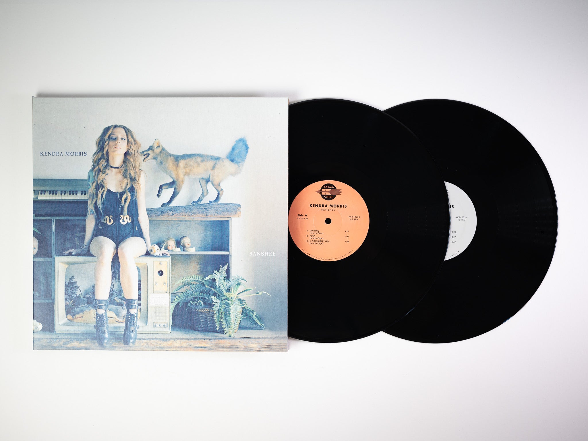 Kendra Morris Banshee dobbel-LP blood orange vinyl