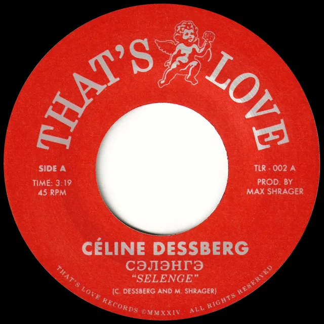 Céline Dessberg Selenge 7-tommer singel svart vinyl