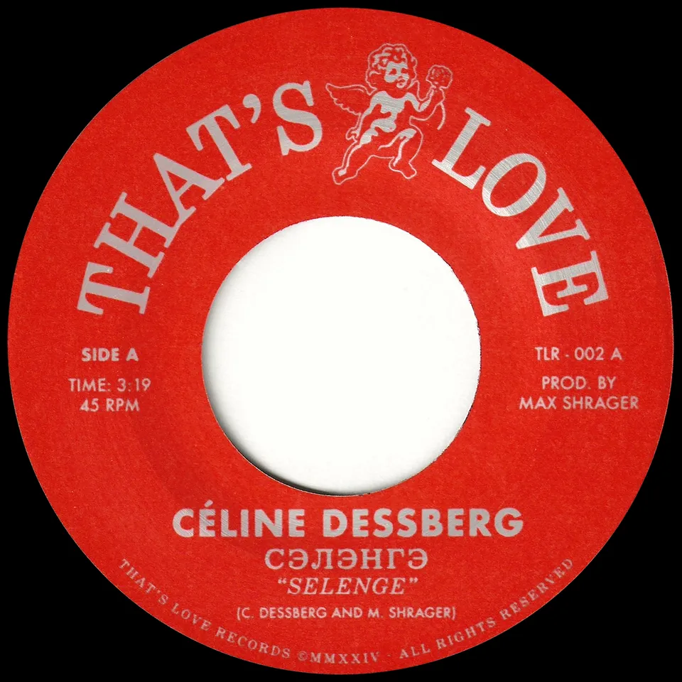 Céline Dessberg Selenge 7-tommer singel svart vinyl