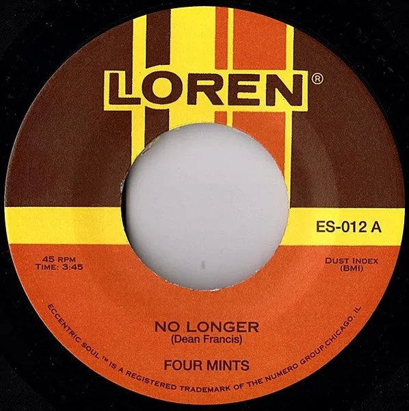 Numero Group Four Mints No Longer/Endlessly 7" vinylsingel soul