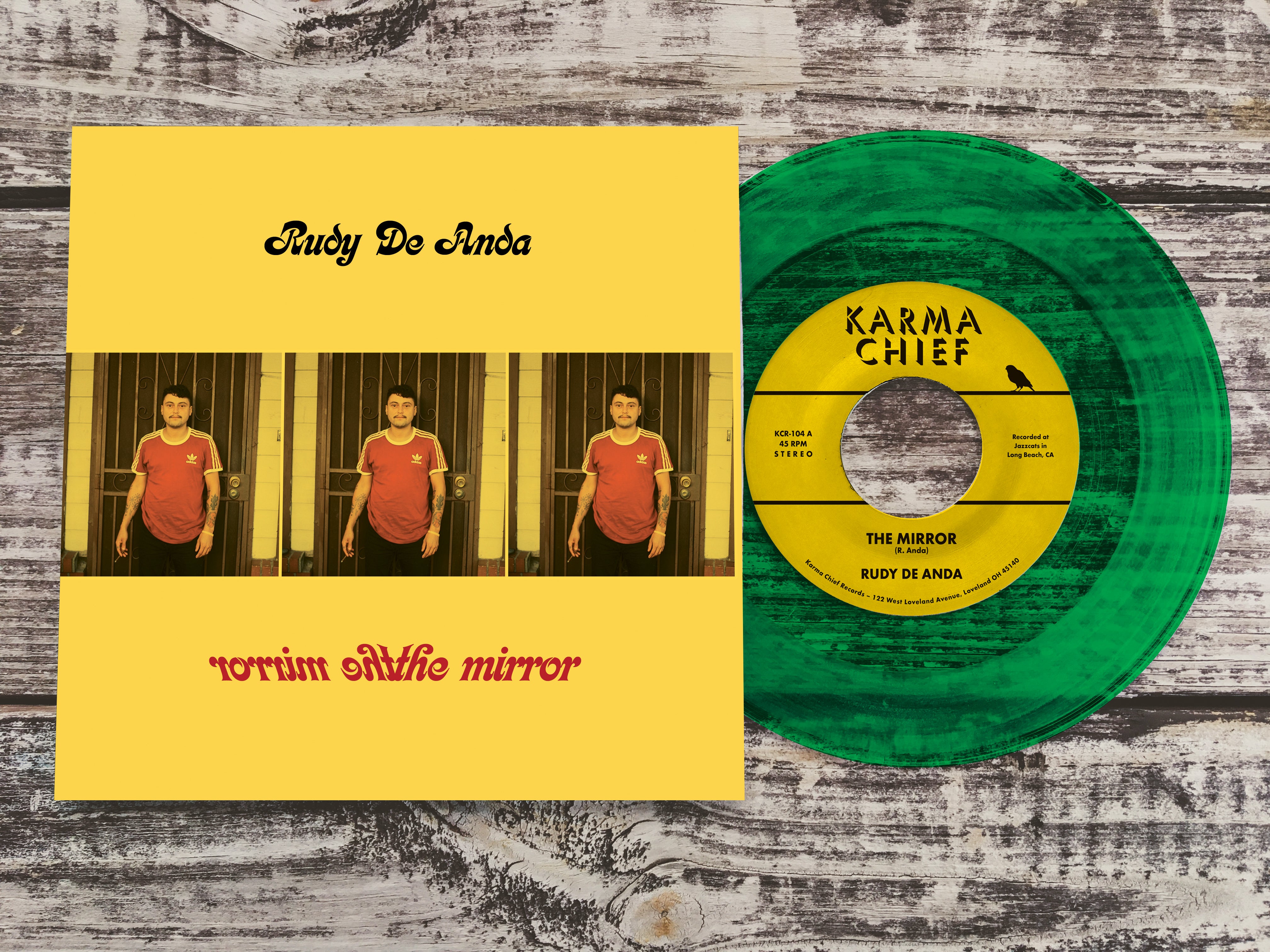 Rudy De Anda The Mirror 7-tommer grønn vinyl