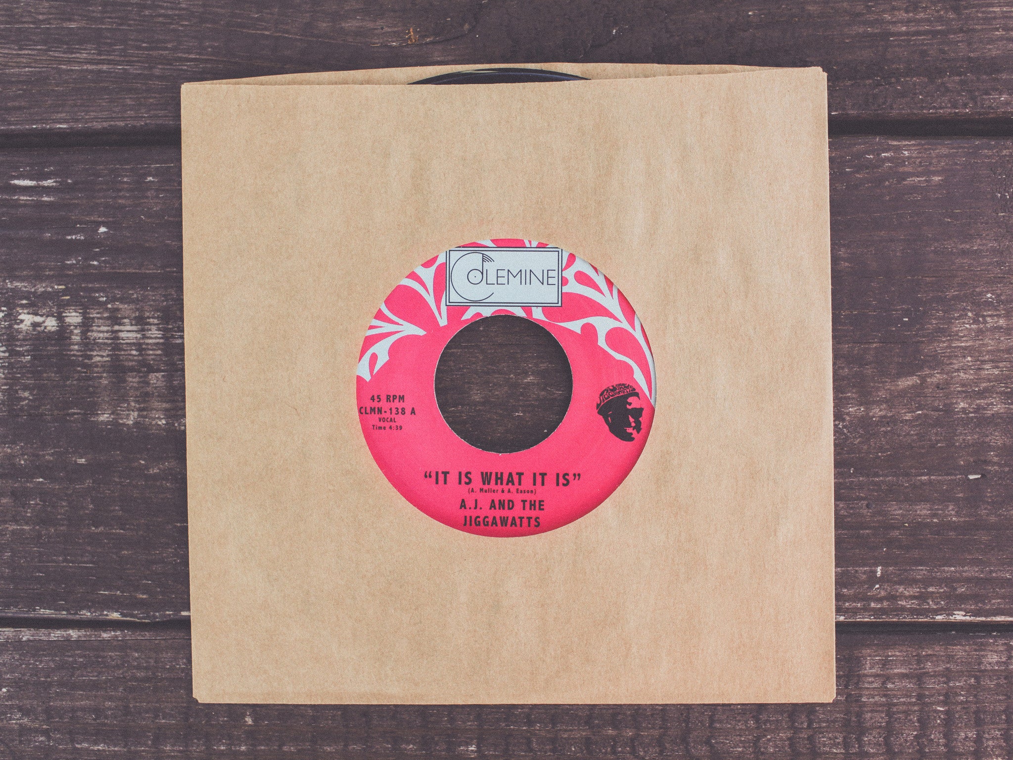 AJ & The Jiggawatts It Is What It Is 7" vinylsingel funk