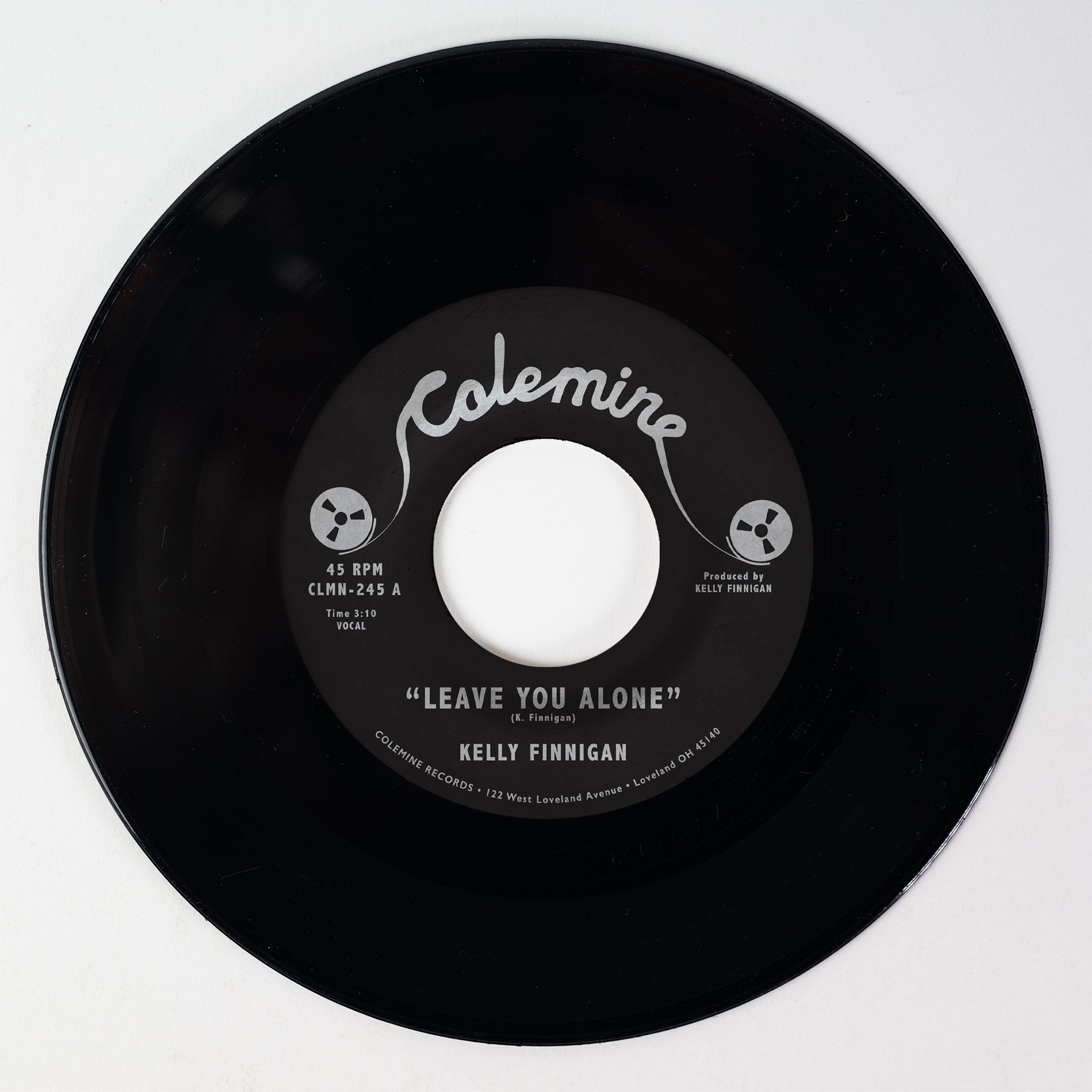 Kelly Finnigan Leave You Alone 7-tommer rosa vinyl