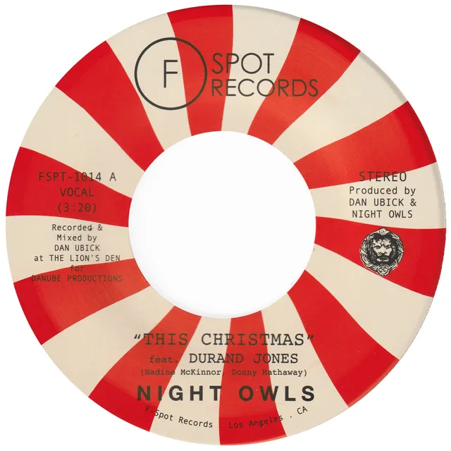 Night Owls This Christmas vinyl svart reggae-soul