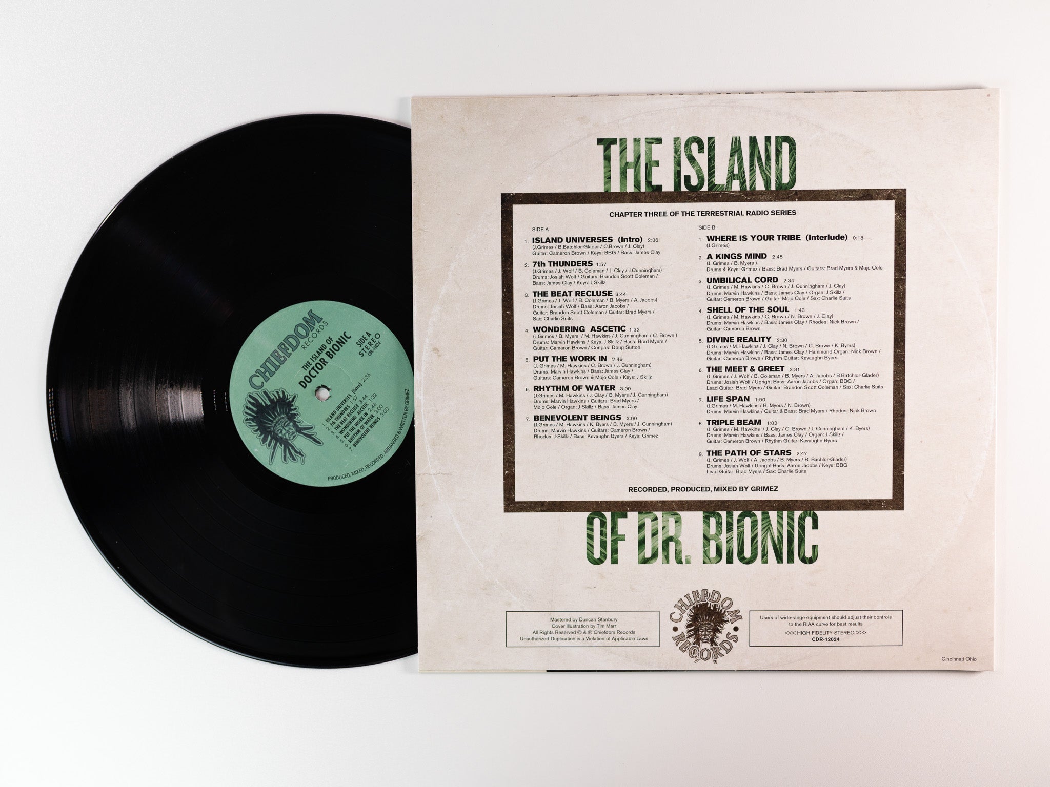 Doctor Bionic Island Of Doctor Bionic LP svart vinyl fusion