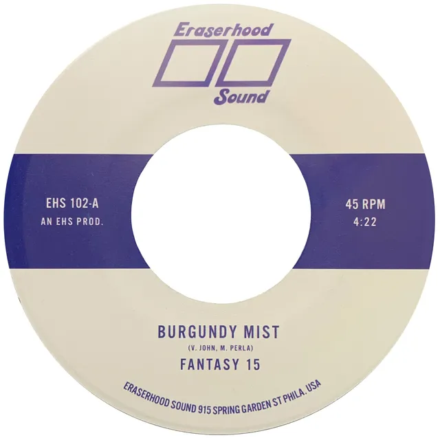 Eraserhood Fantasy 15 Burgundy Mist 7" singel svart vinyl