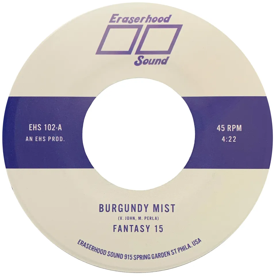 Eraserhood Fantasy 15 Burgundy Mist 7" singel svart vinyl