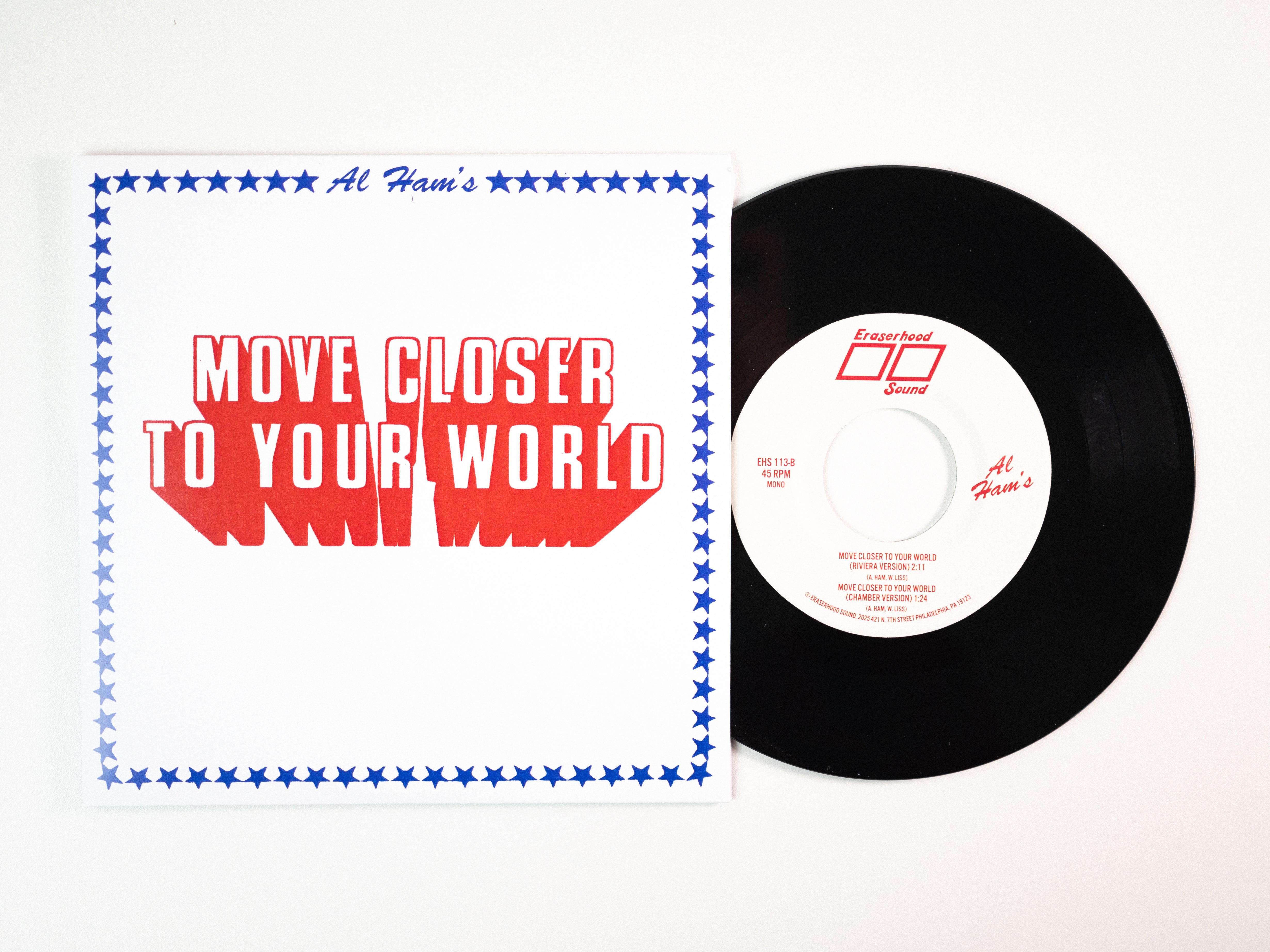 Al Ham Move Closer To Your World vinylsingel svart 7-tommer pop