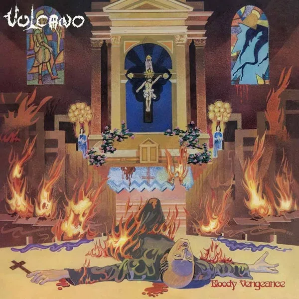 Vulcano Bloody Vengeance vinyl LP svart reissue