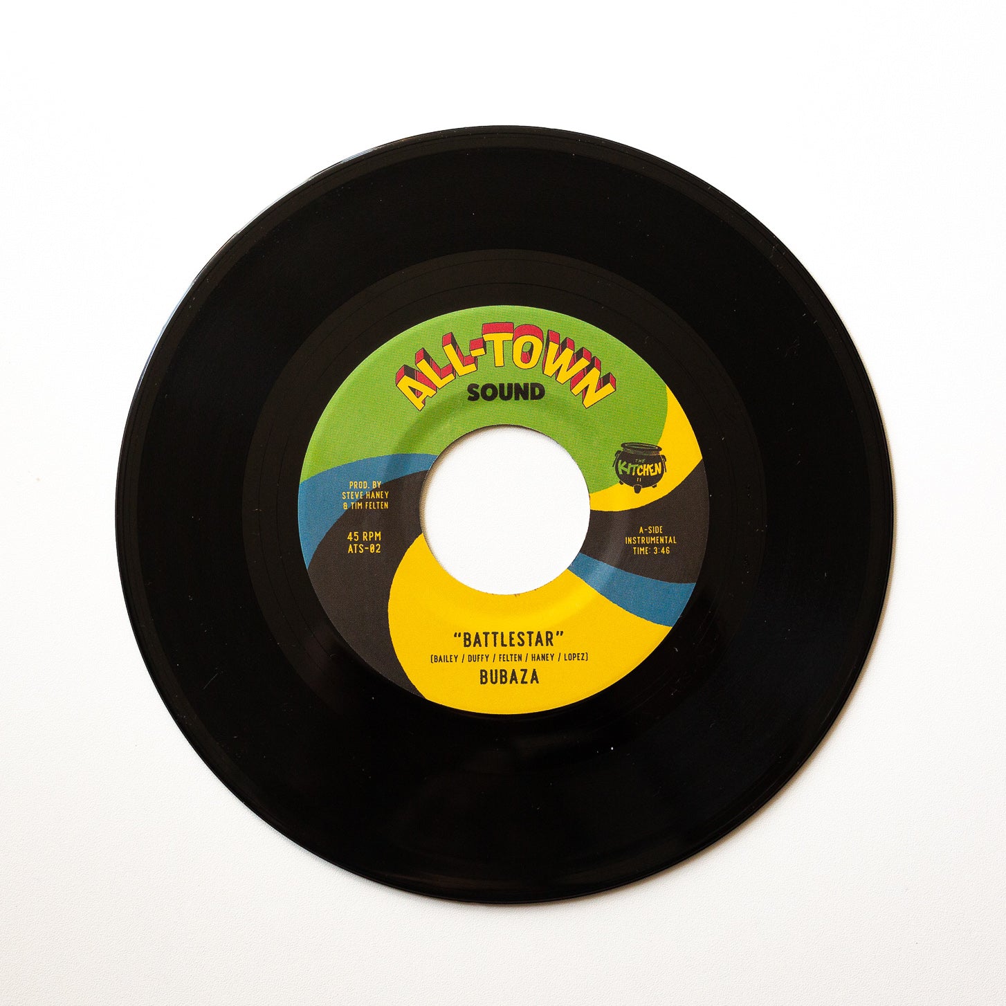 Bubaza Battlestar vinyl 7" blå afrobeat