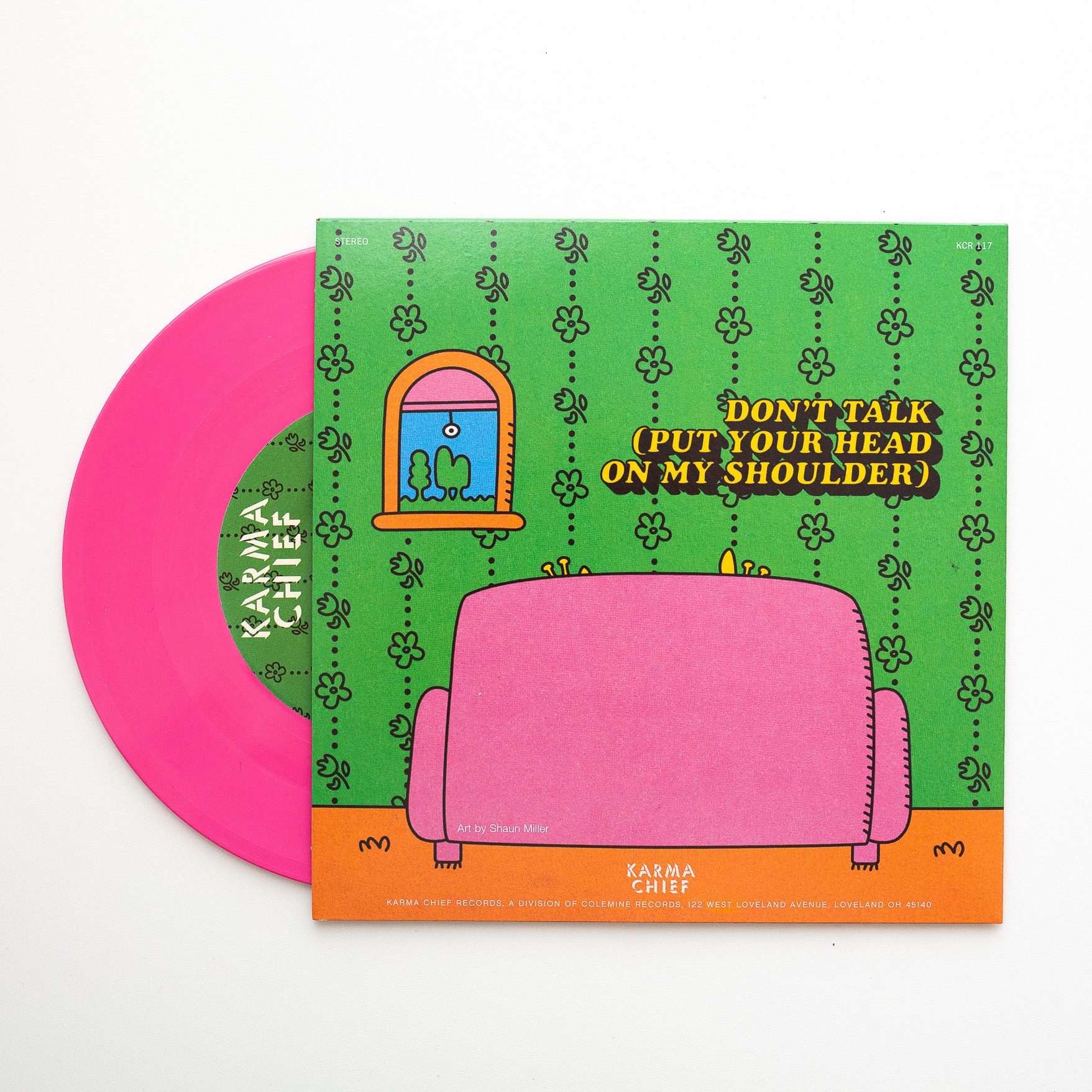 Gabbard Morris Don’t Talk 7-tommer rosa vinyl