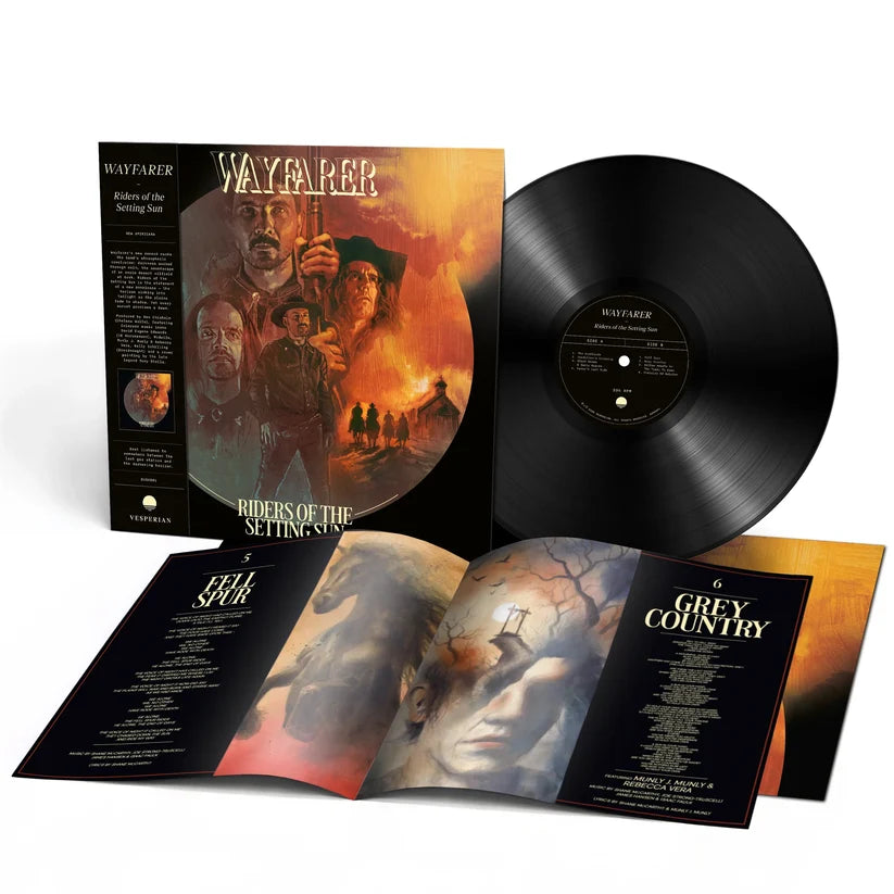 Wayfarer Riders of the Setting Sun LP svart vinyl