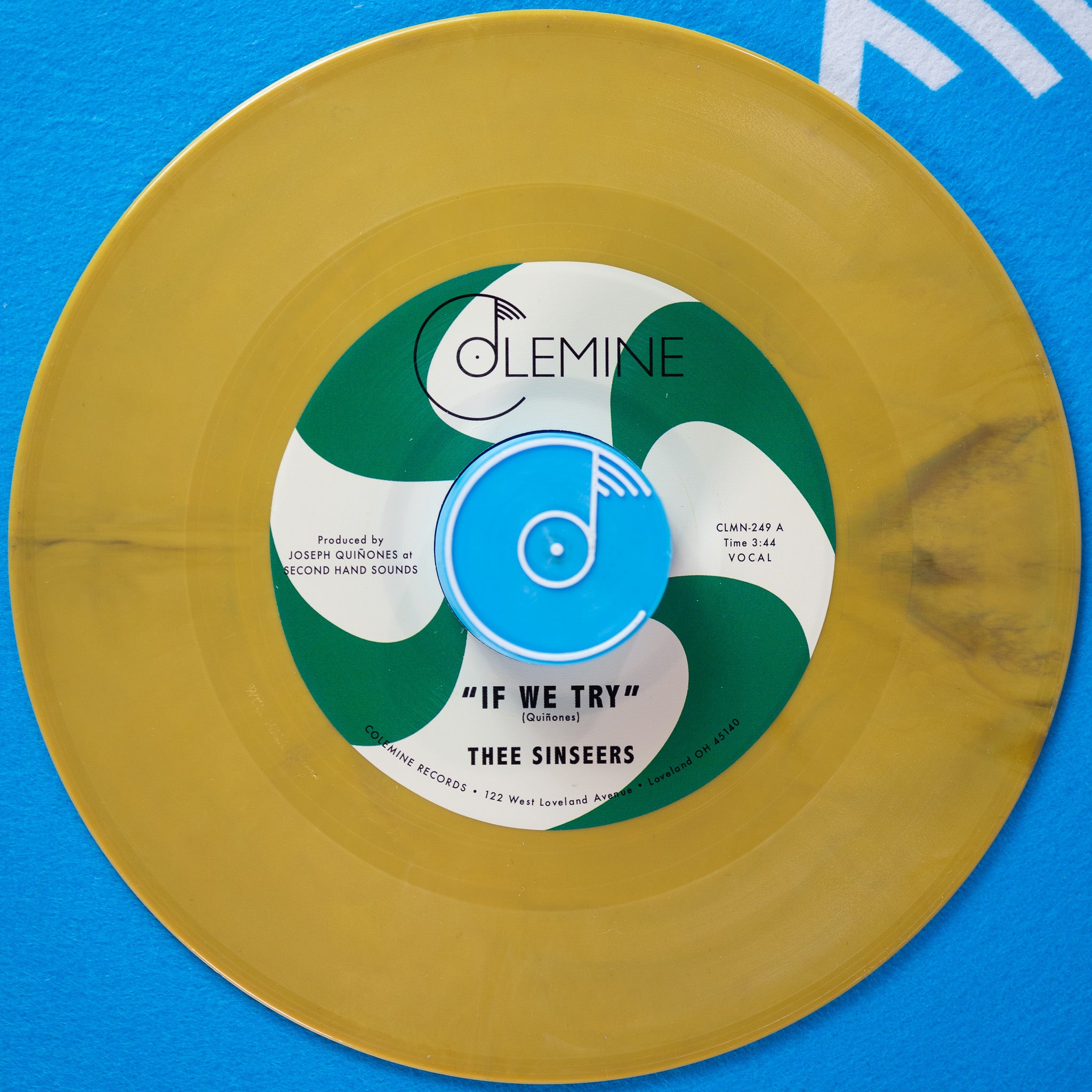 Thee Sinseers If We Try 7-tommer vinyl farge
