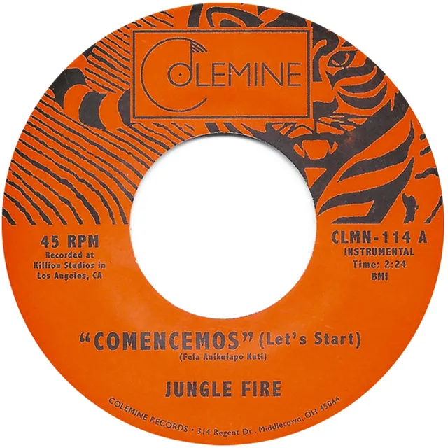 Colemine Jungle Fire Comencemos Tokuta vinylsingle svart