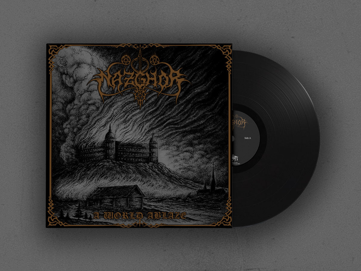 Nazghor A World Ablaze LP svart vinyl nummerert