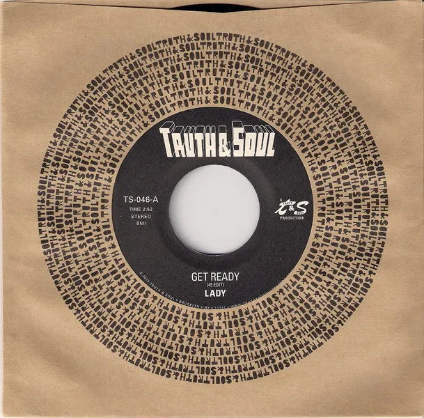 Lady Get Ready 7-tommer soulsingel 60-talls soul