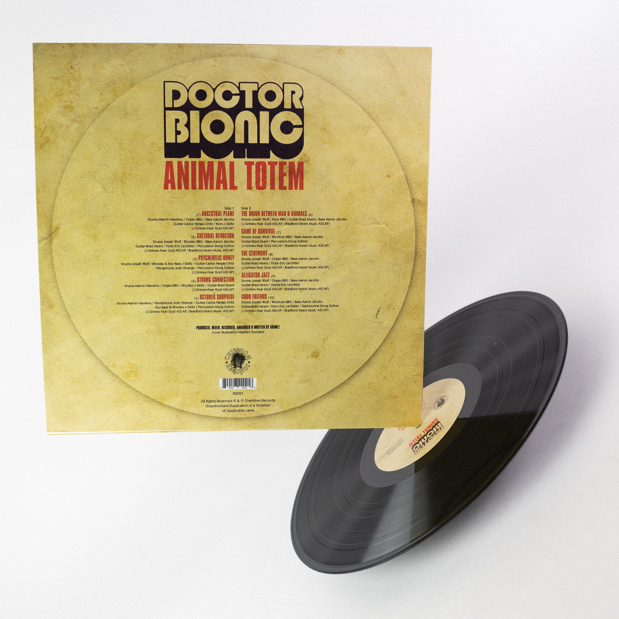 Doctor Bionic Animal Totem LP soul-jazz vinyl instrumental