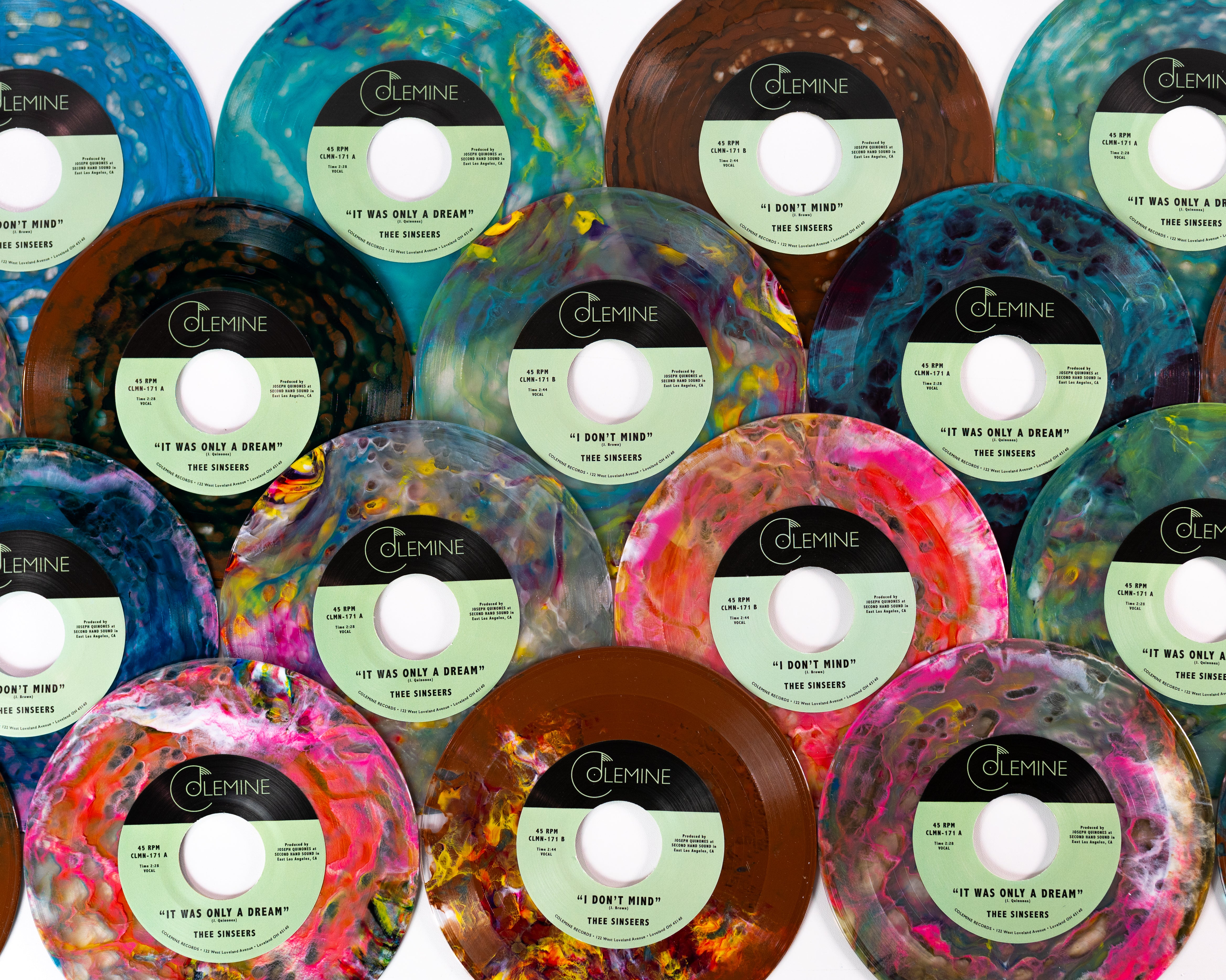 Colemine Thee Sinseers Only A Dream 45 singel Wax Mage vinyl