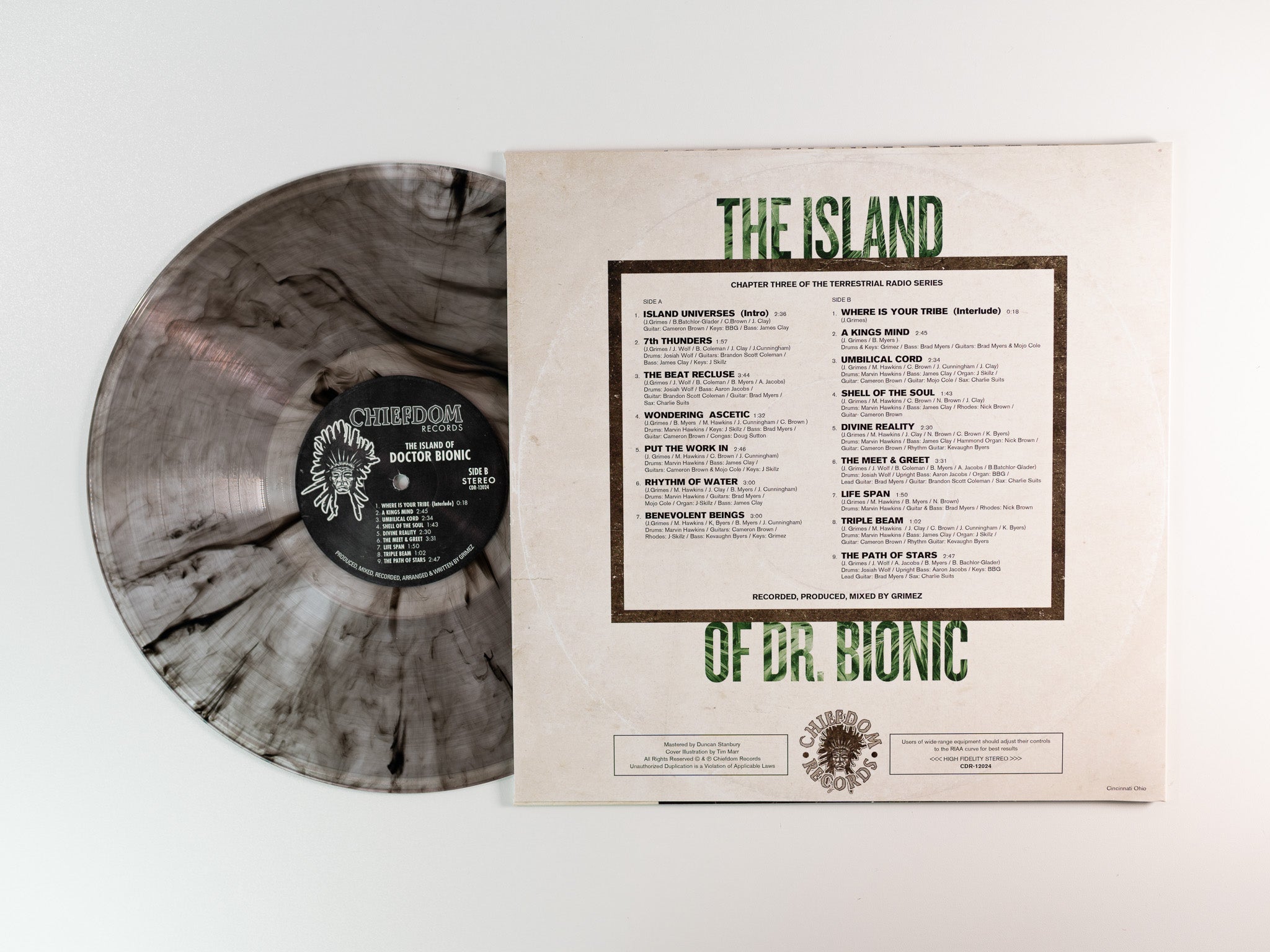 Doctor Bionic Island Of Doctor Bionic LP svart vinyl fusion
