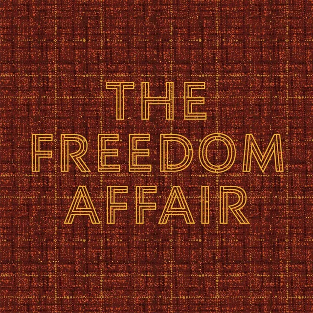 The Freedom Affair S/T LP vinylplate gold swirl