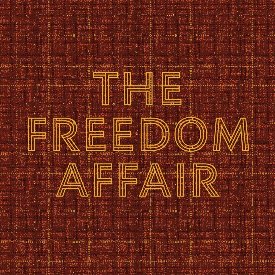 The Freedom Affair S/T LP vinylplate gold swirl