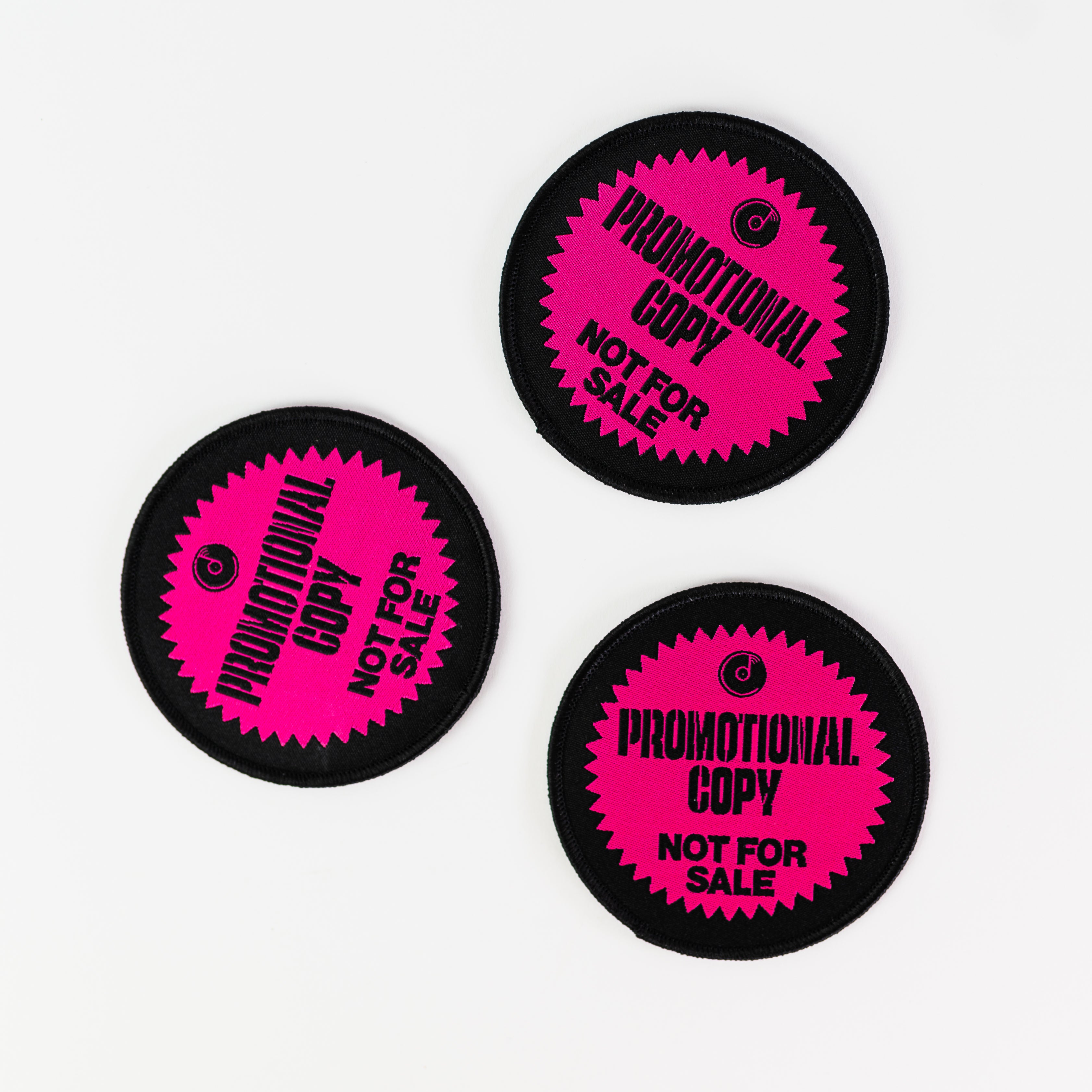 Promo Only Not For Sale patch strykemerke 3 tommer