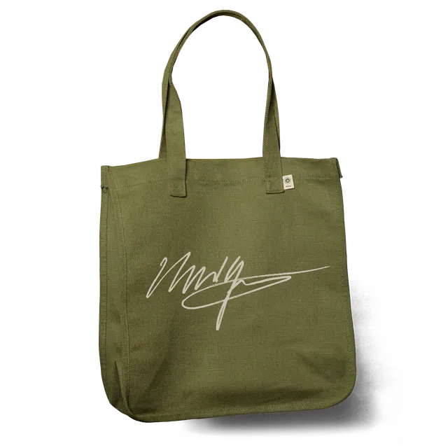 Neil Young Second Song totebag oliven hamp