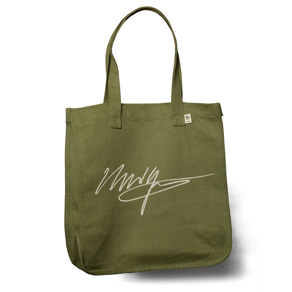 Neil Young Second Song totebag oliven hamp