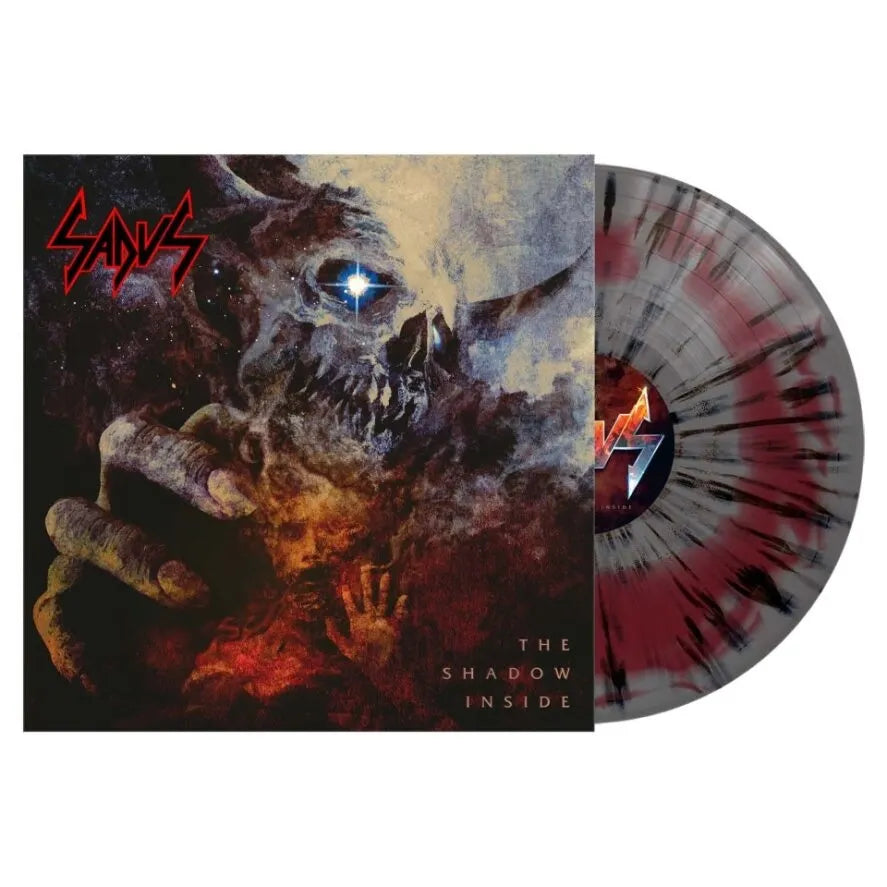Sadus The Shadow Inside LP vinyl rød/sølv splatter
