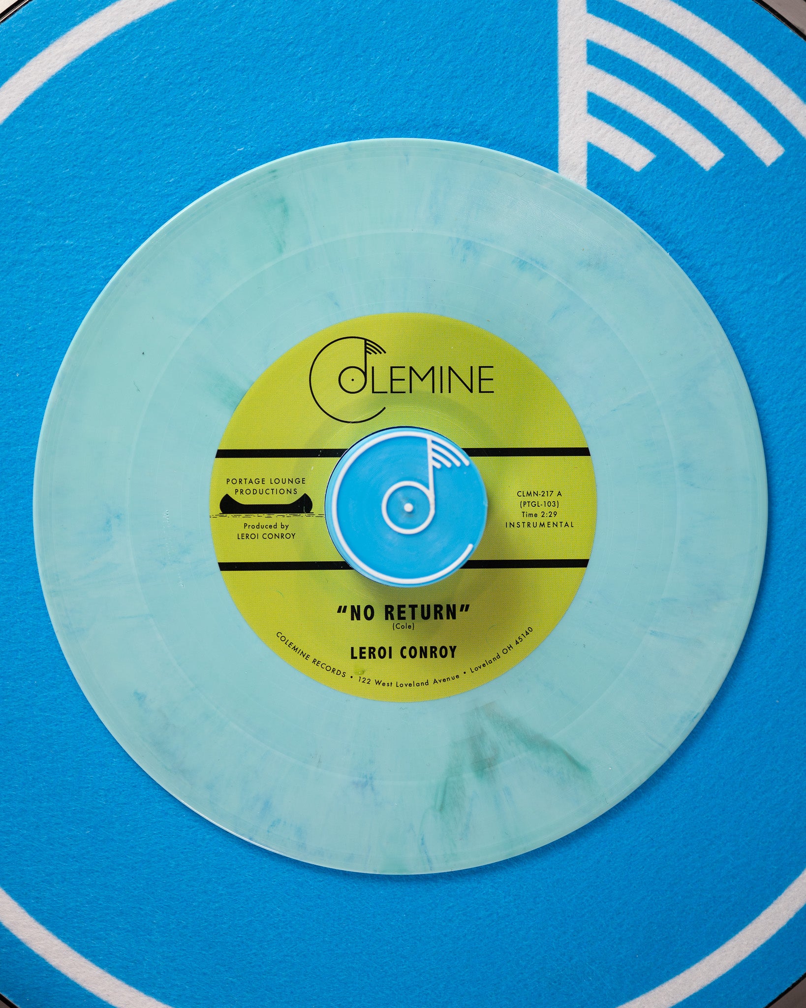 Leroi Conroy No Return vinylsingel 45 farget