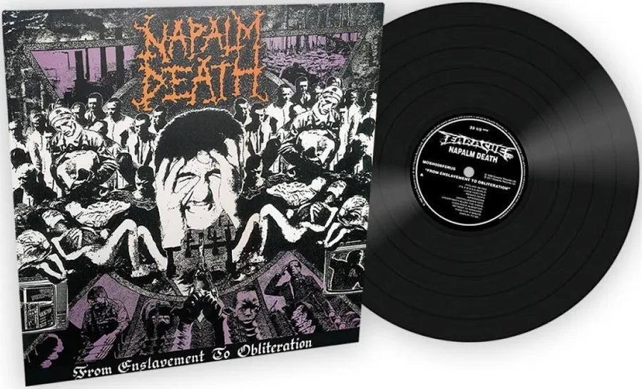 Napalm Death From Enslavement To Obliteration LP svart vinyl