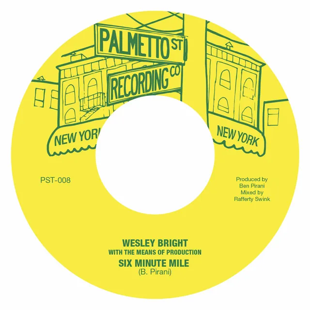 Colemine Wesley Bright Six Minute Mile vinylsingel svart 7"
