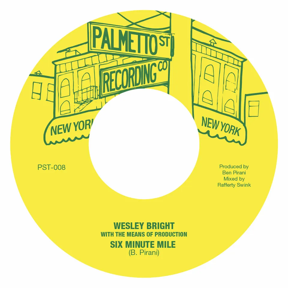 Colemine Wesley Bright Six Minute Mile vinylsingel svart 7"