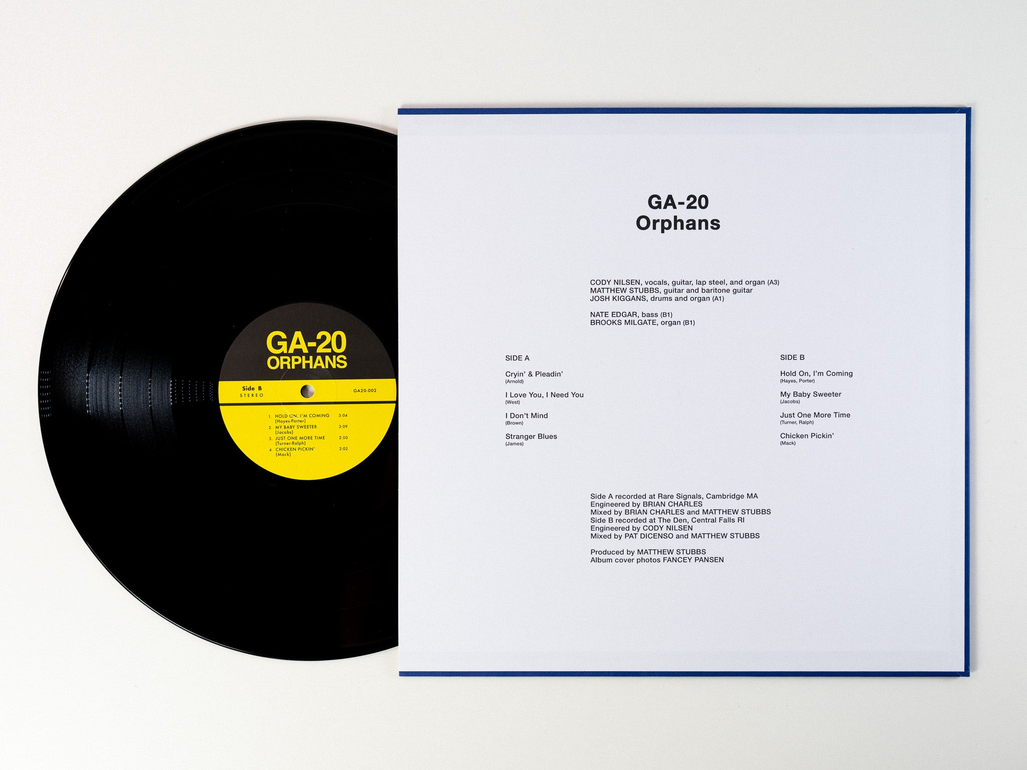 GA-20 Orphans vinyl LP sunspot blues