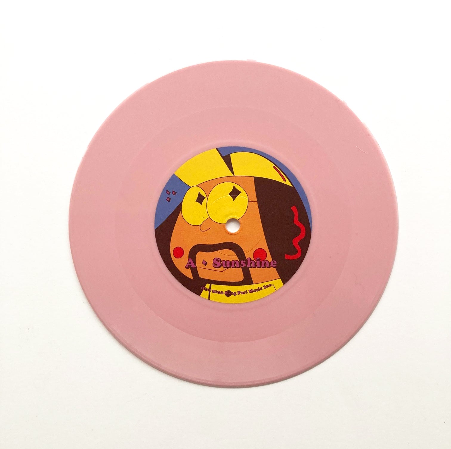 King Pari Sunshine 7-tommer rosa vinyl funk