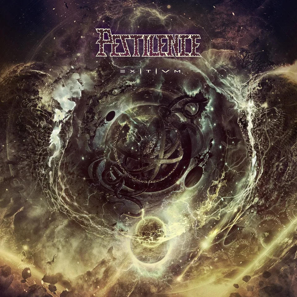 Pestilence Exitivm LP svart vinyl gatefold prog death