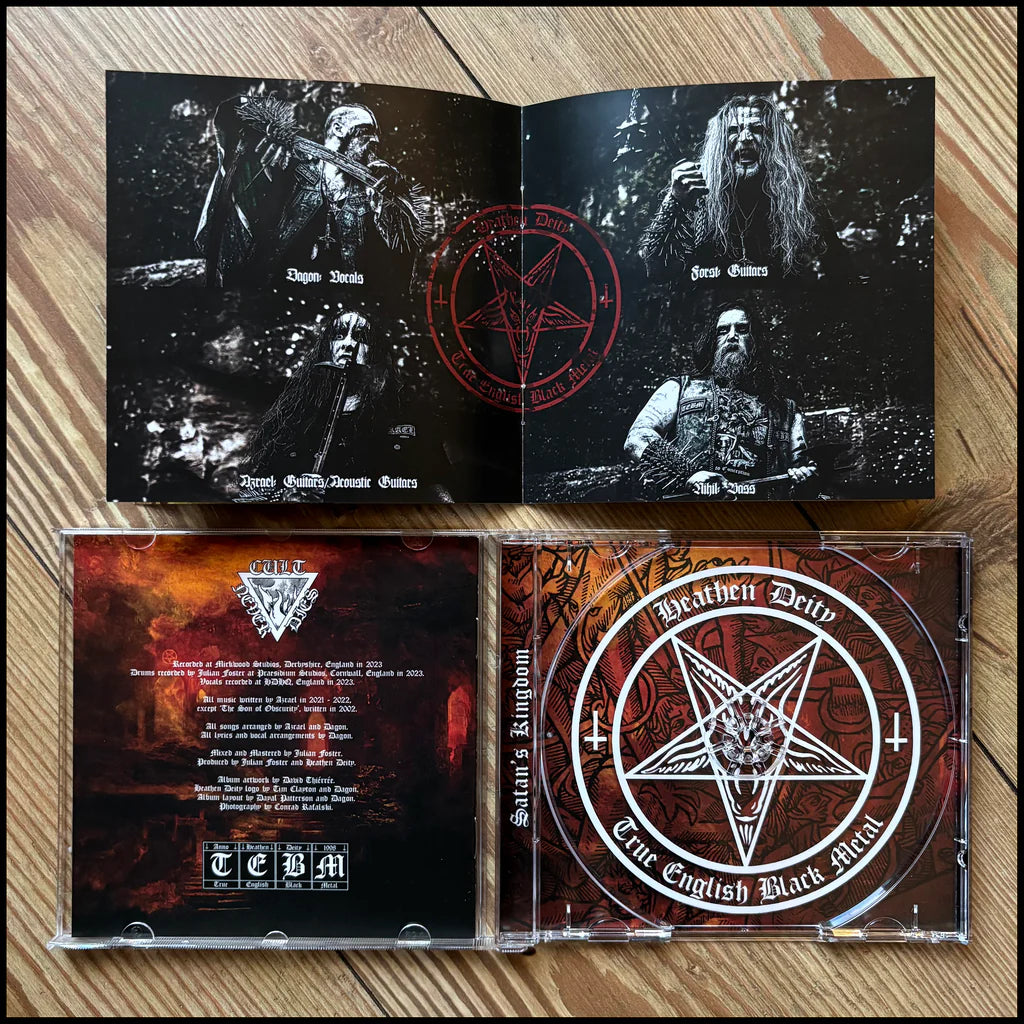Heathen Deity Satan's Kingdom CD black metal