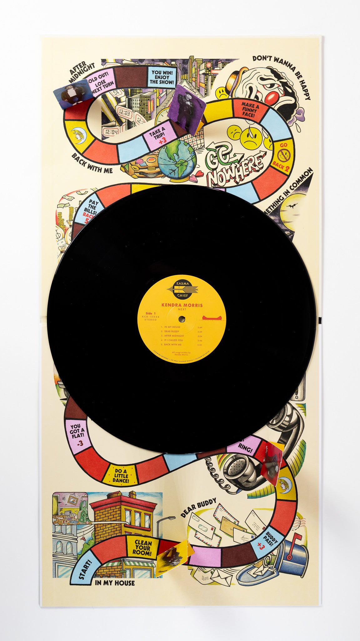 Kendra Morris Next LP vinylplate blue yellow galaxy swirl soul