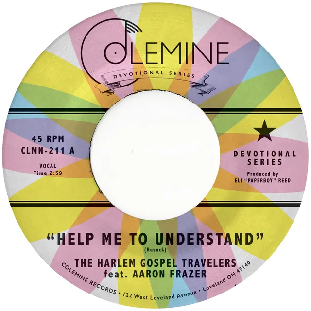 Harlem Gospel Travelers Help Me To Understand vinyl 7 svart