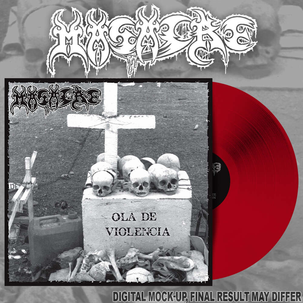 Masacre Ola De Violencia LP rød vinyl bonusspor