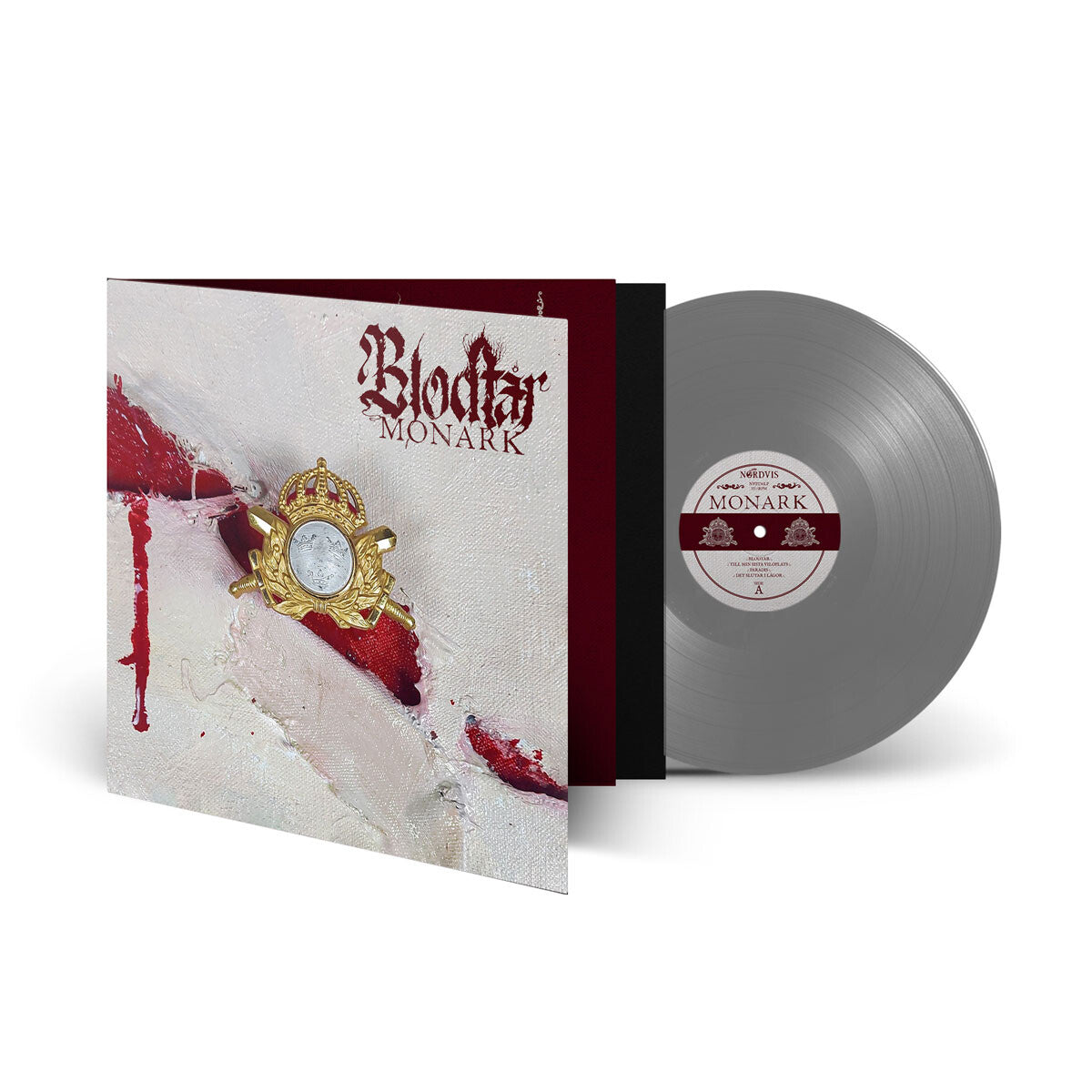 Blodtår Monark LP sølv vinyl gatefold
