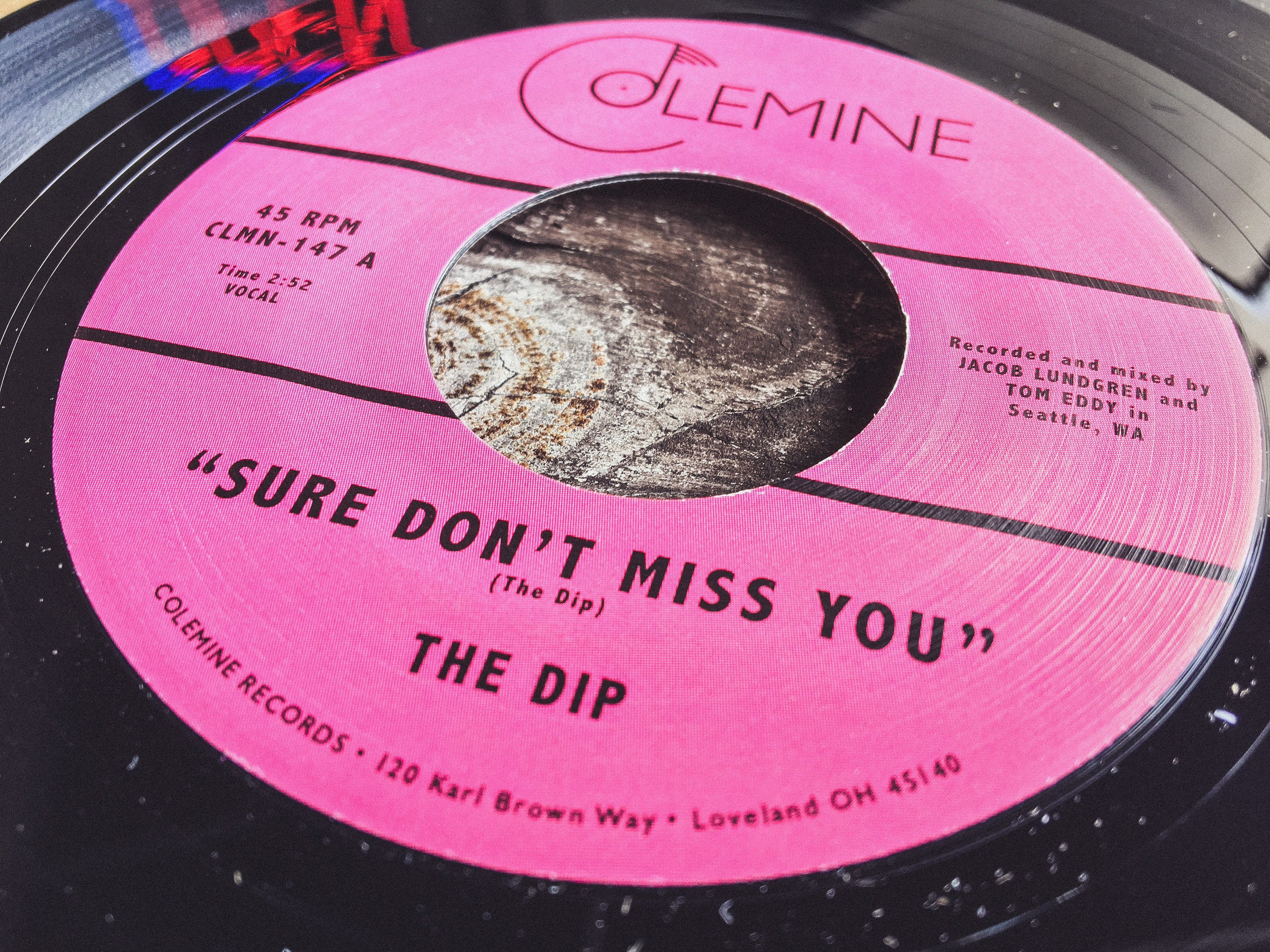 The Dip Sure Don't Miss You 7-tommer klar soul